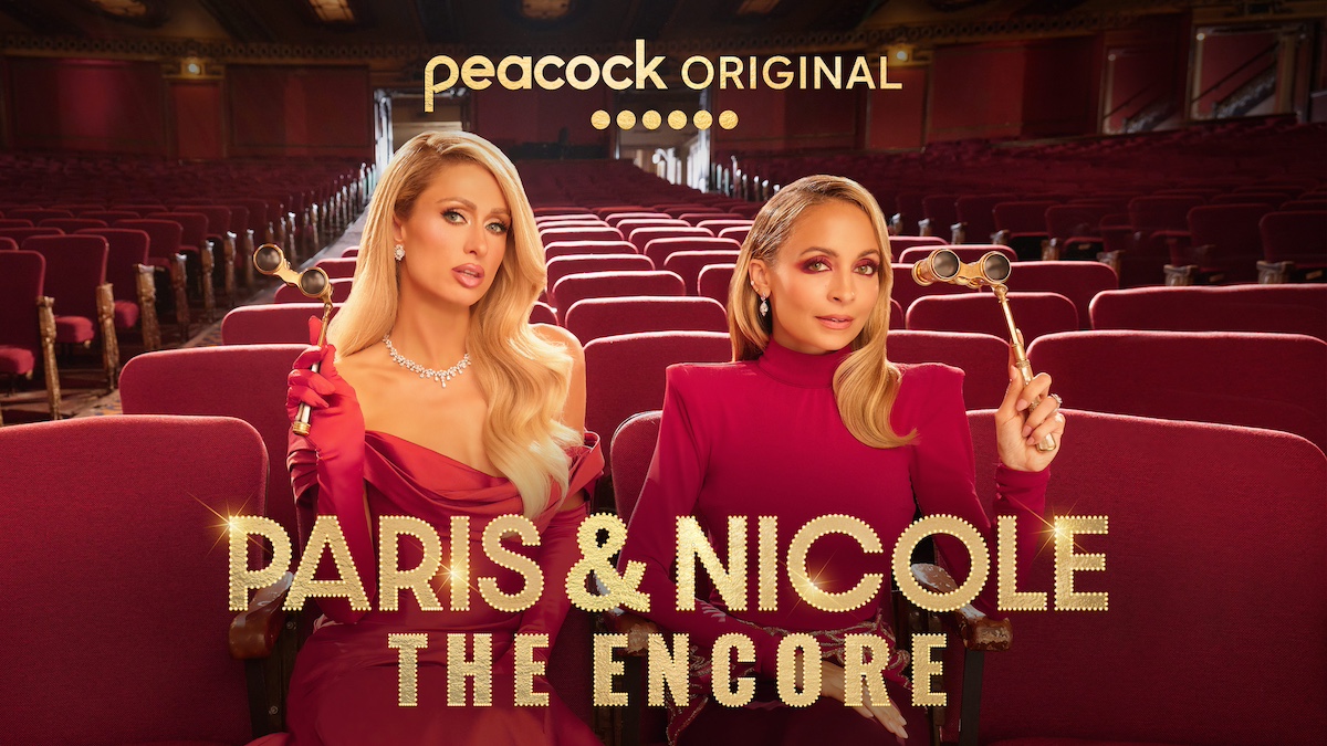 Peacock’s Paris & Nicole: The Encore Key Art