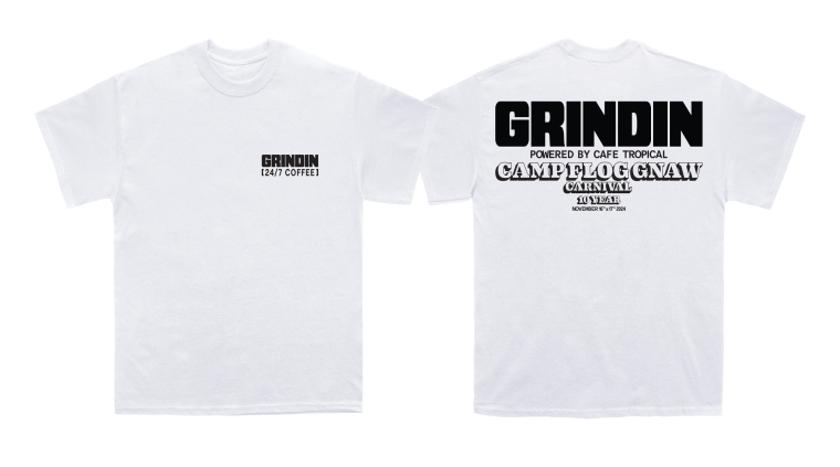Grindin x Camp Flog Gnaw T-shirt (White)