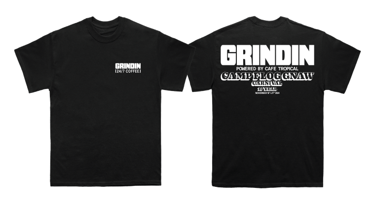 Grindin x Camp Flog Gnaw T-shirt (Black)