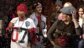 Hilary Duff & Lil' Romeo on the Set of Duff's Video "Tell Me A Story"