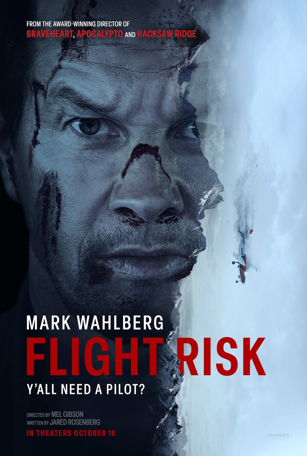 One Way In, No Way Out: Mark Wahlberg Stars In The Official Trailer Of The Mel Gibson Directed Thriller ‘Flight Risk’ + First Look Images