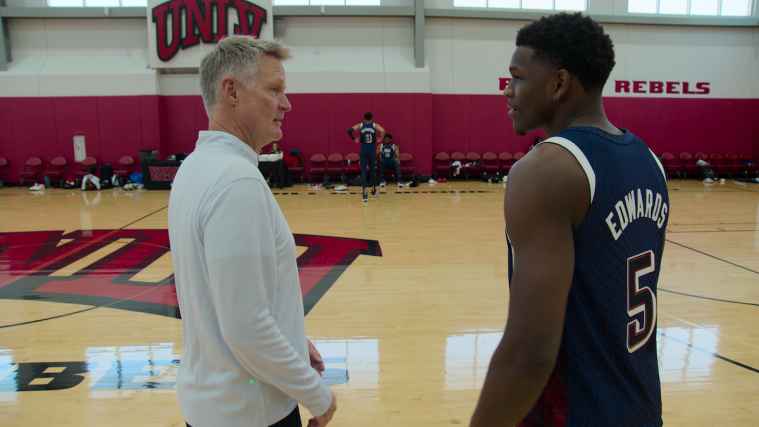 Steve Kerr & Anthony Edwards