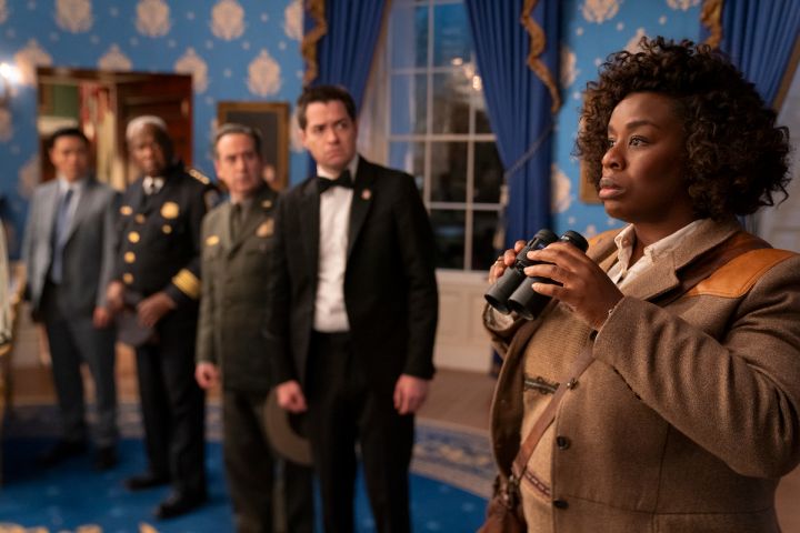 She Knows Something They Don't