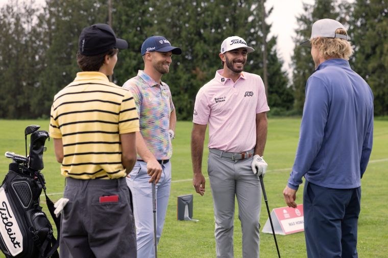 Peter Dager, Wyndham Clark, Max Homa & Owen Wilson