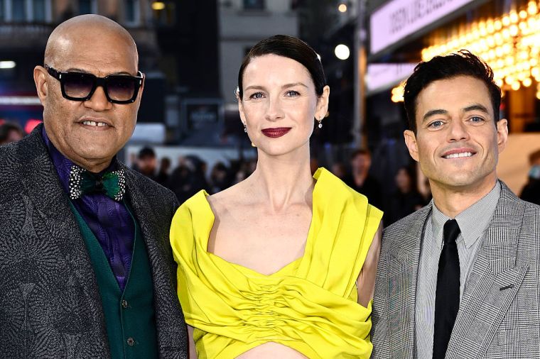 Laurence Fishburne, Caitriona Balfe & Rami Malek