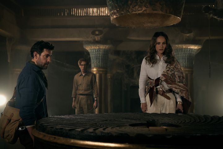 John Krasinski, Domhnall Gleeson & Natalie Portman