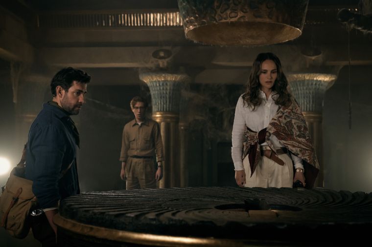 John Krasinski, Domhnall Gleeson & Natalie Portman