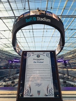 The Weeknd Plaque