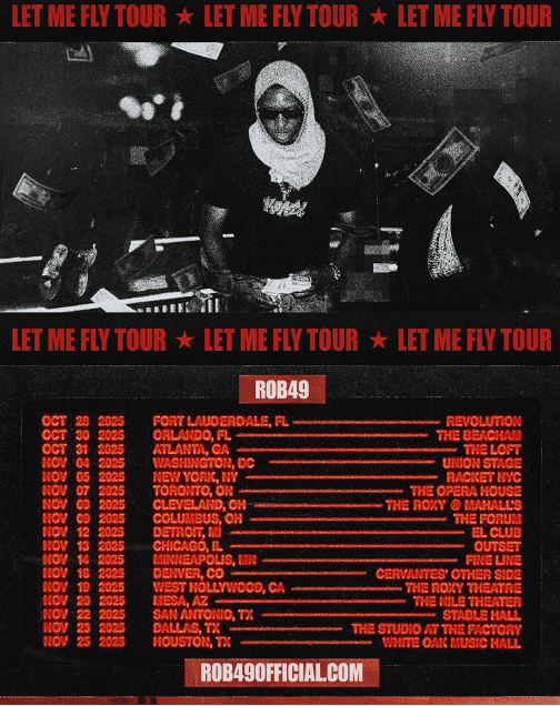 'Let Me Fly Tour' Flyer Dates