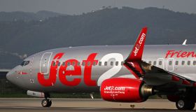 Diverse aircraft on the takeoff runway