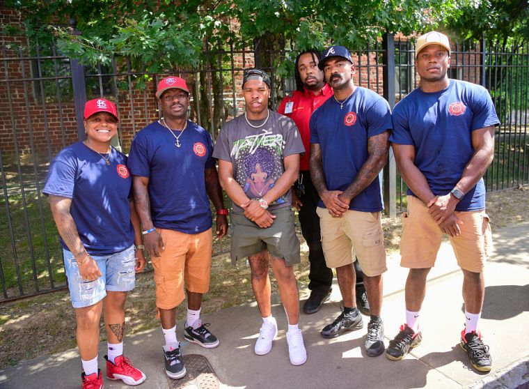 Lil Baby & Member Of The Fire Department