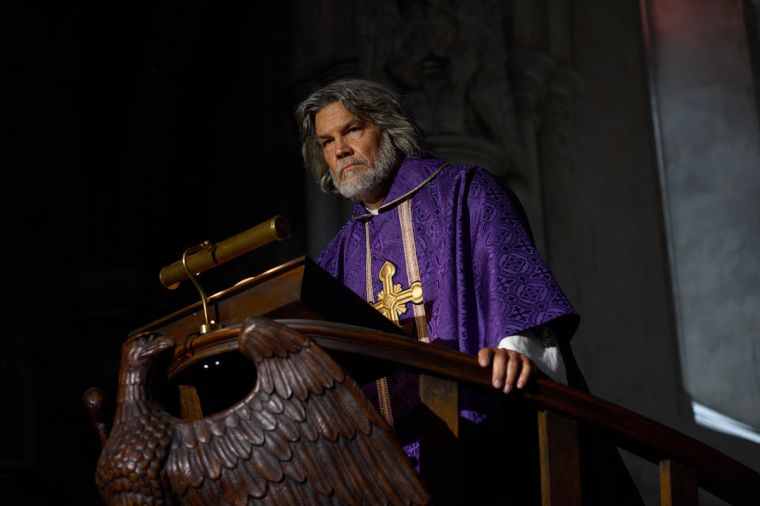 Josh Brolin as Monsignor Jefferson Wicks