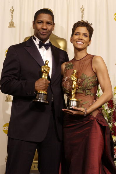 Dezel Washington and Halle Berry - black oscar winners timeline
