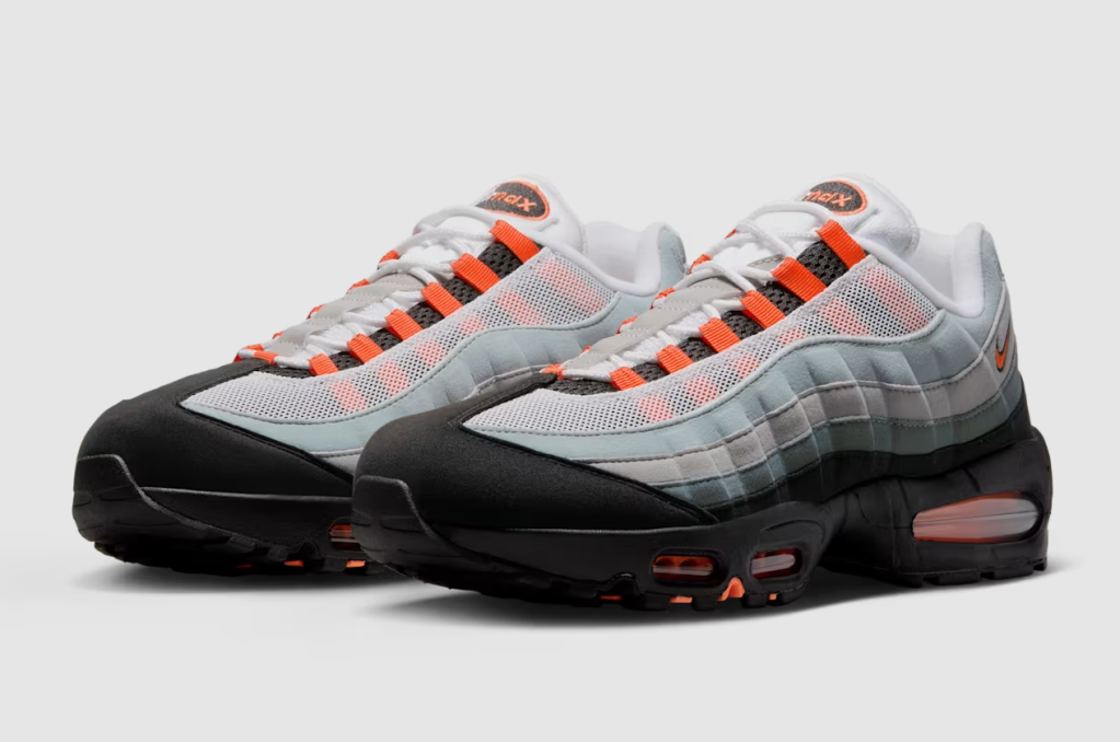 Nike Air Max 95 OG Bright Mandarin - spring-sneakers-to-upgrade-your-rotation