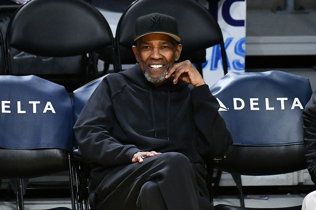 Celebrities At The Los Angeles Lakers Game